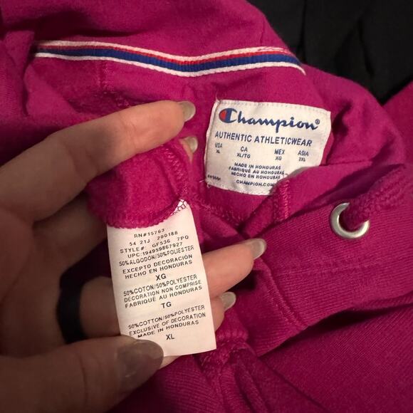 Champion Women's Fuchsia top, Hoodie and Sweatshirt Set - Picture 8 of 9